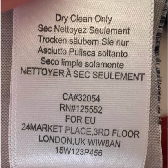 Dolan Left Coast Collection 3/4 Sleeve Red/Rust Color Top Blouse V-Neck Two-Tone - Picture 9 of 9